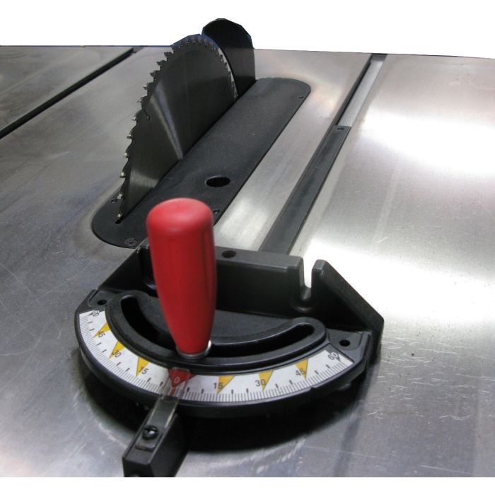 t-slot table with adjustable miter gauge