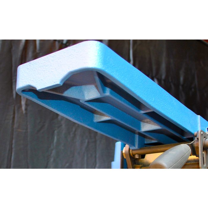 cast iron parallelogram table with lever height adjustment