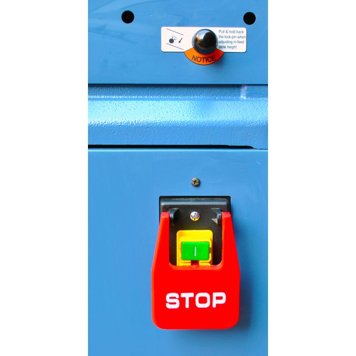 cabinet mounted knee height safety paddle switch