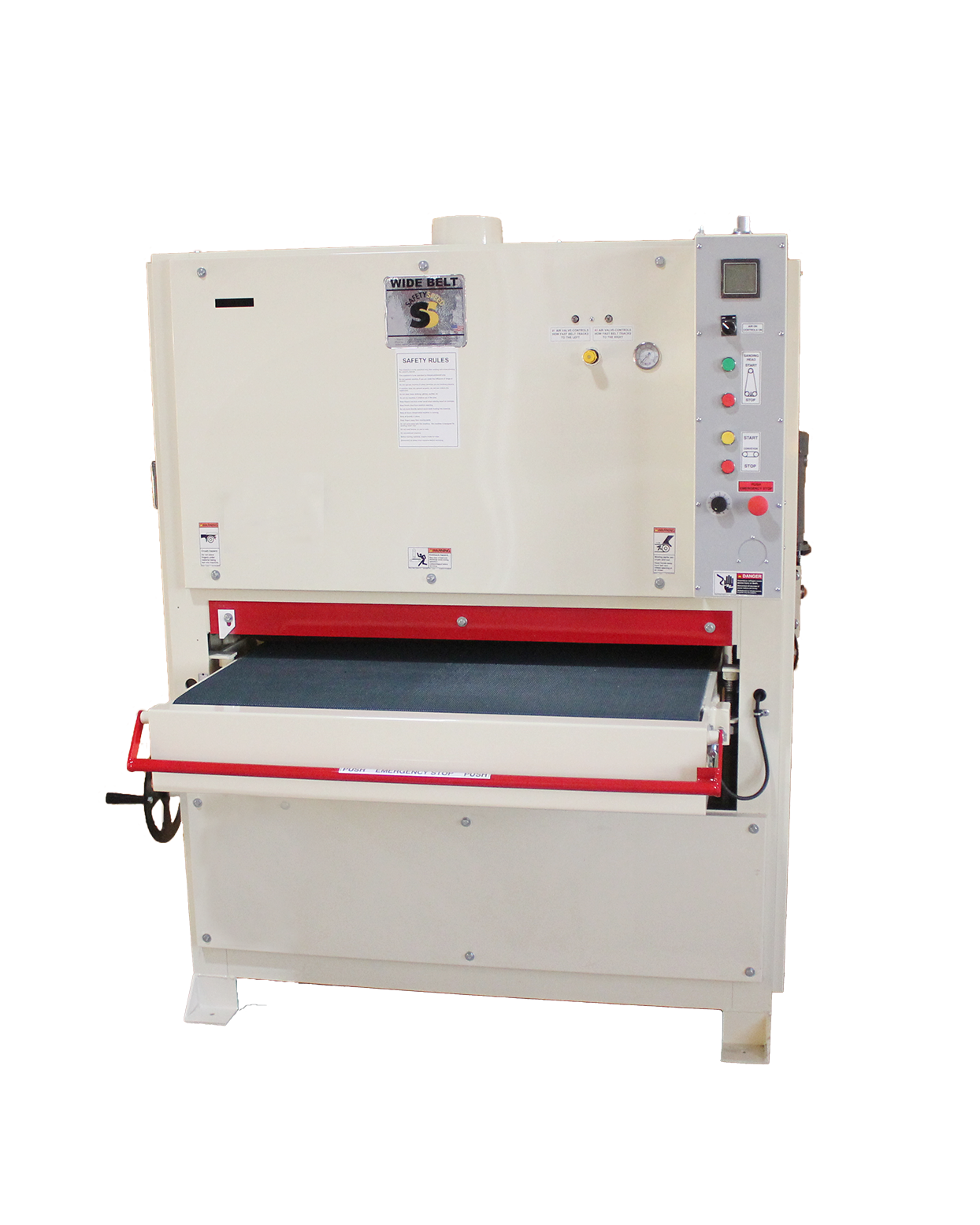 Safety Speed 4375 43" Wide Belt Sander