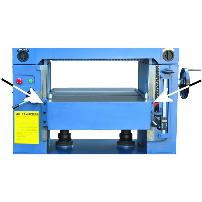heavy iron table with adjustable bed rolls