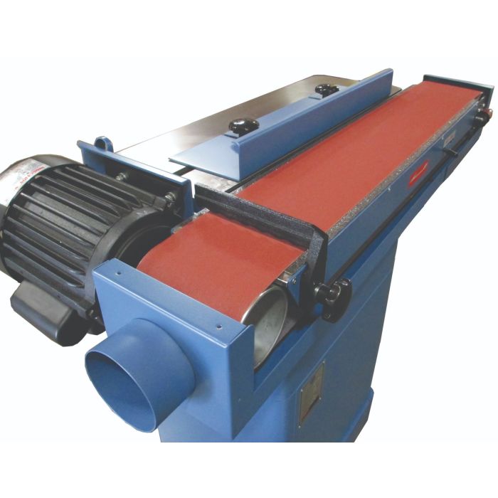 edge sander platen tilted 90 degrees