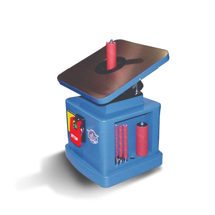 spindle sander with table tilted