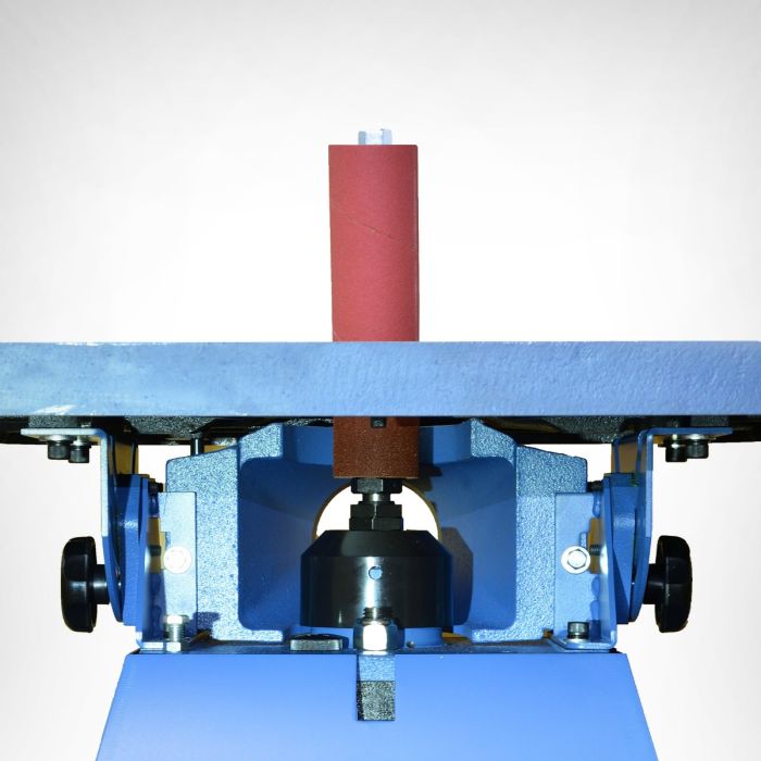 spindle sander table view
