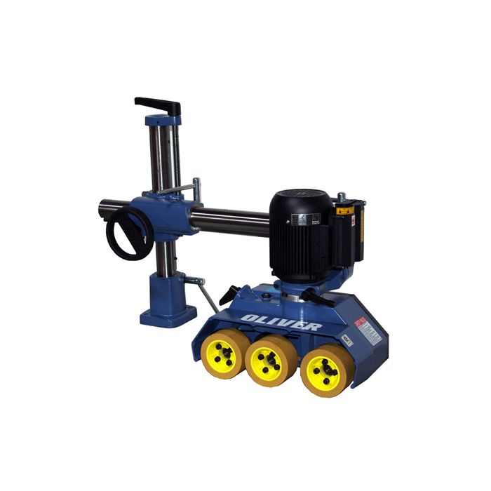 3 roll powered stock feeder with adjustable stand