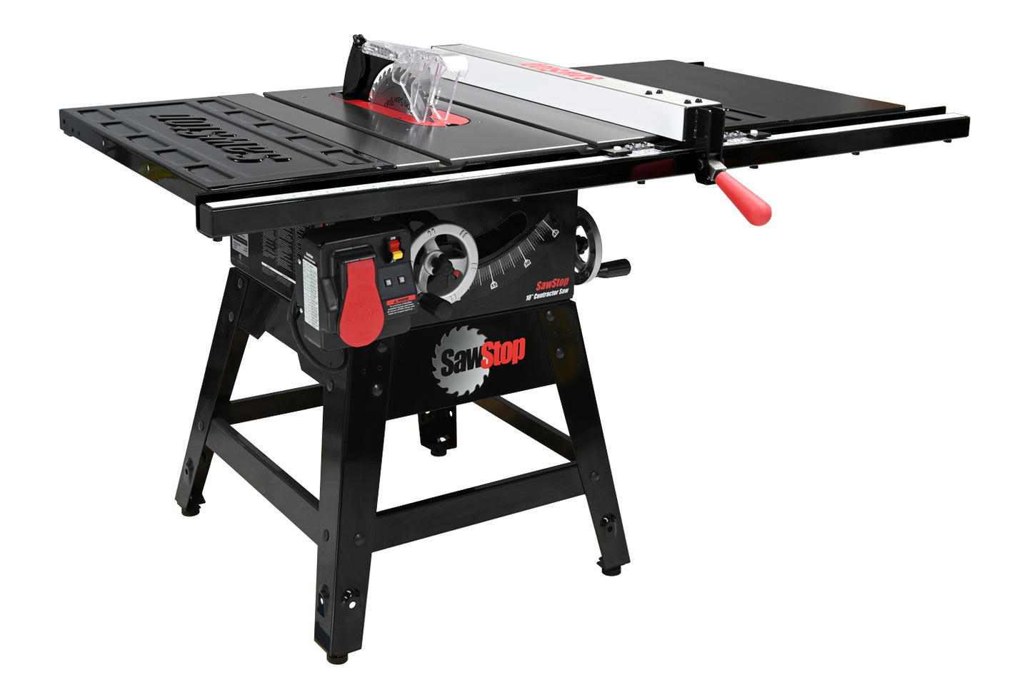 SawStop contractor table saw with 30" rip capacity