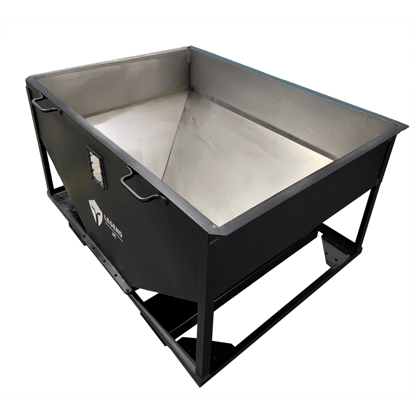 The rollout design of our self-sealing hopper is as easy as positioning the hopper beneath the baghouse and turning a lever to return to business as usual