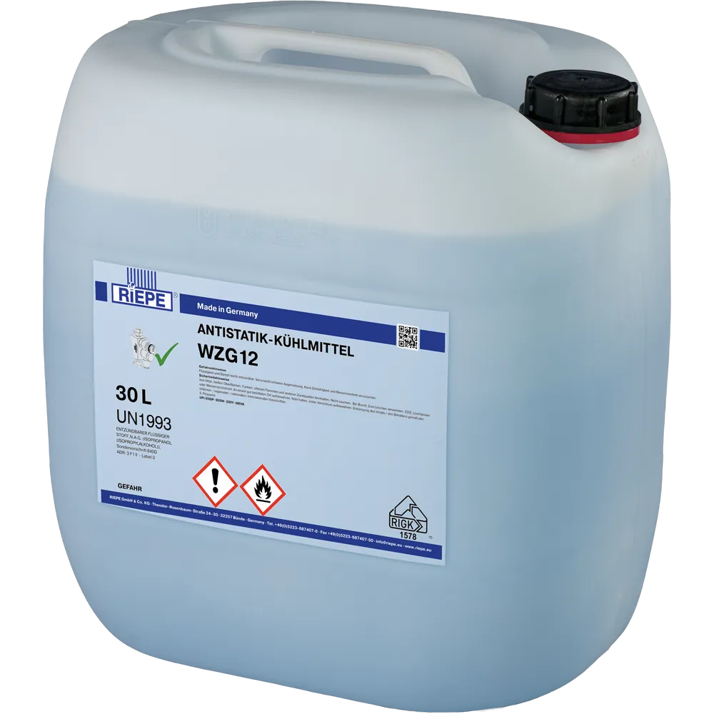 Riepe WZG/12 Antistatic Coolant for Acrylic & PMMA Edgebanding — 30L