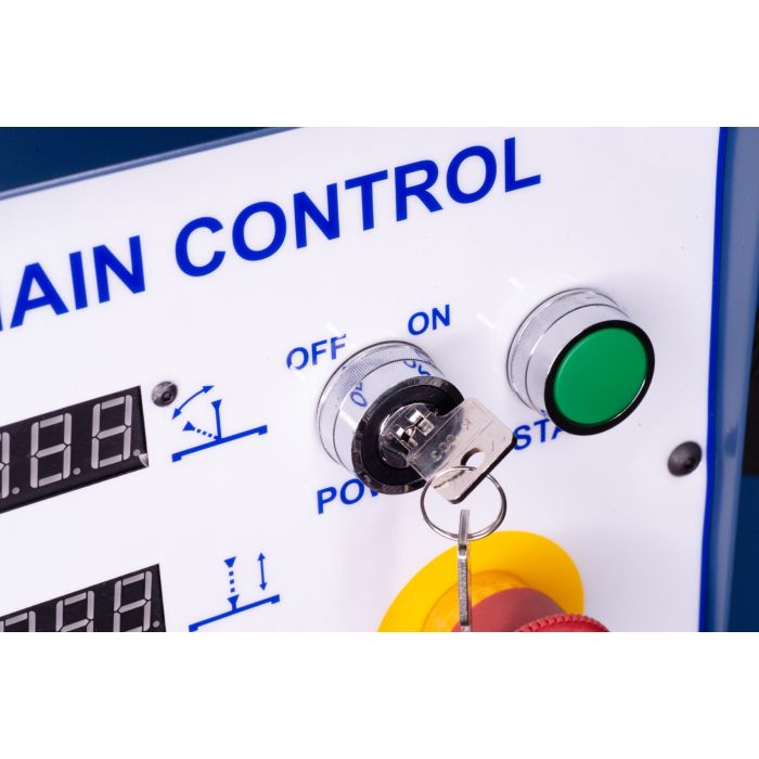 cabinet mounted controls with lockout key switch