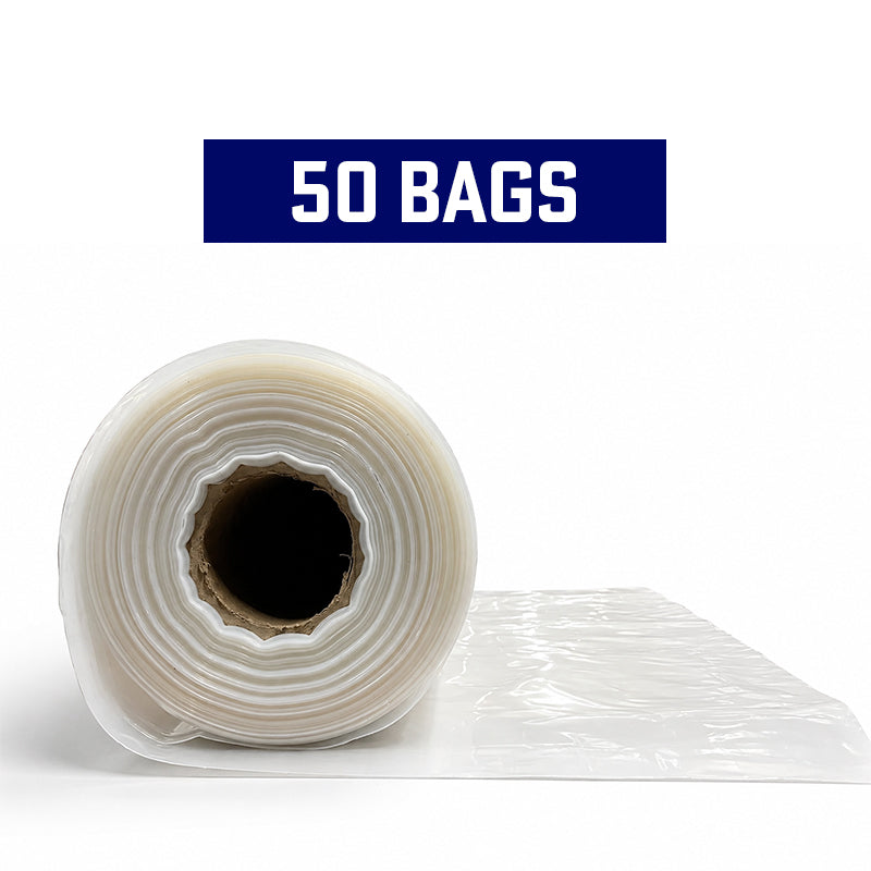 Roll of 50 6-Mil Plastic Collection Bags