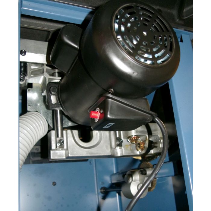 cast and machined cabinet mounted trunnion with spring assist elevation