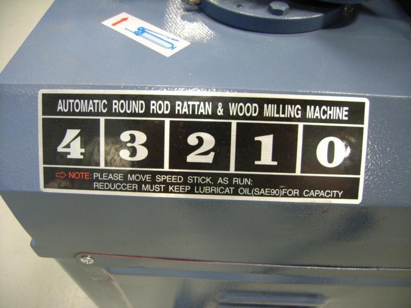 round rod milling machine speed ranges