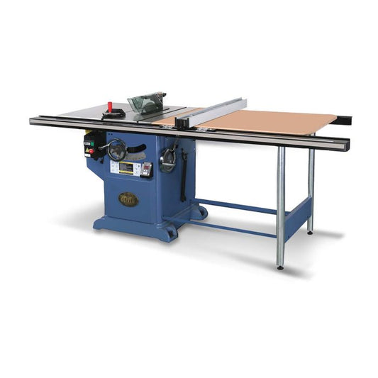 table saw with right hand extension table and 52" rip capacity