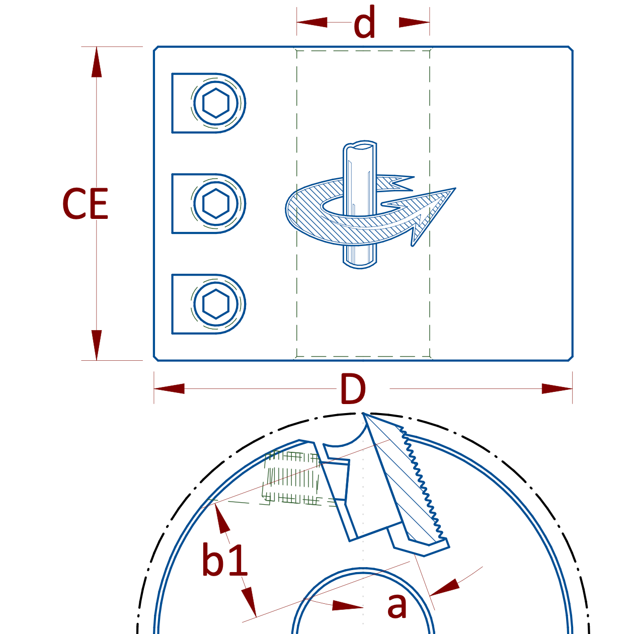 corrugated moulder profile drawing