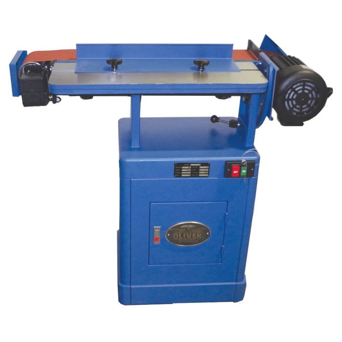 edge sander platen tilted for flat sanding