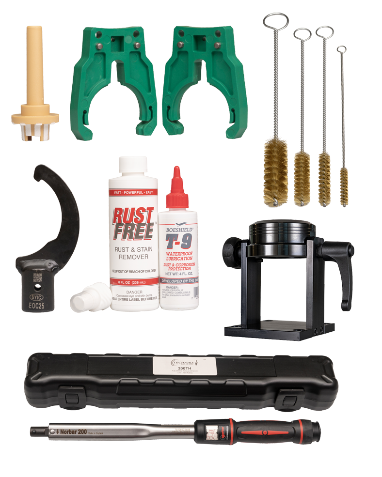 CNC maintenance kit and tools