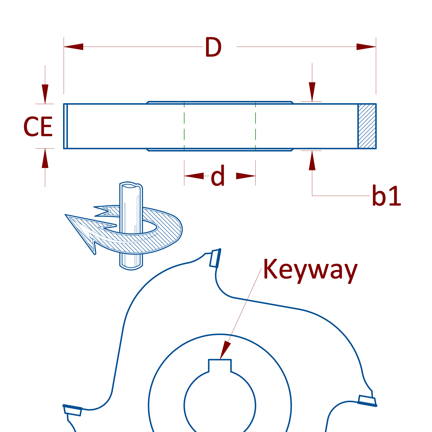 pre-mill straight cutter for edgebander diagram
