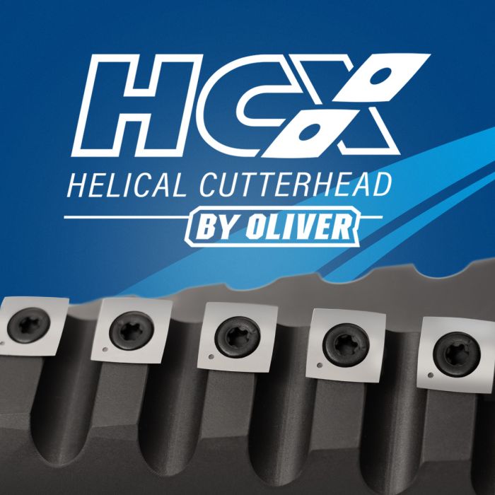 HCX high-tech helical cutterhead by Oliver