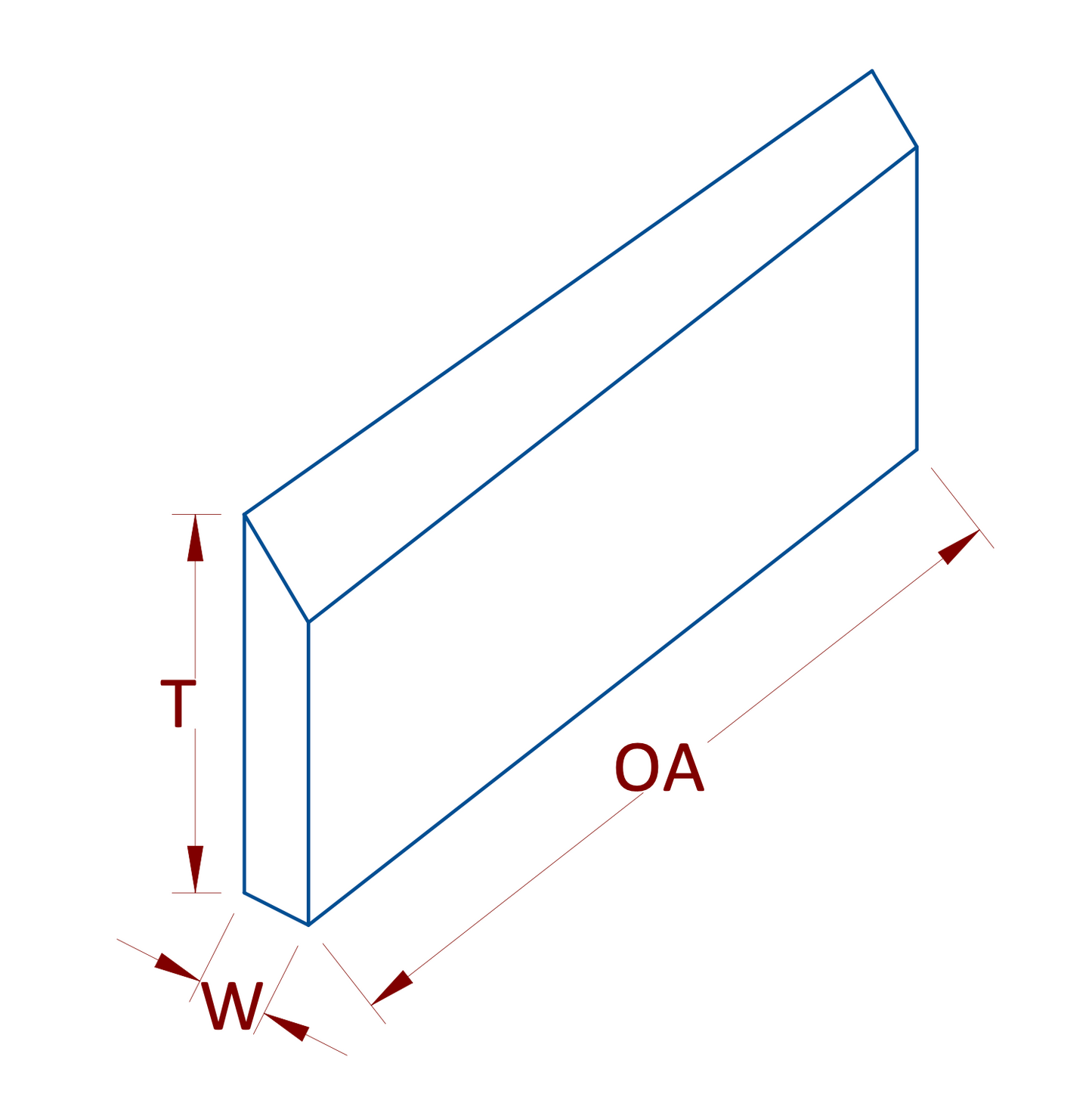 high-speed steel planing knife drawing