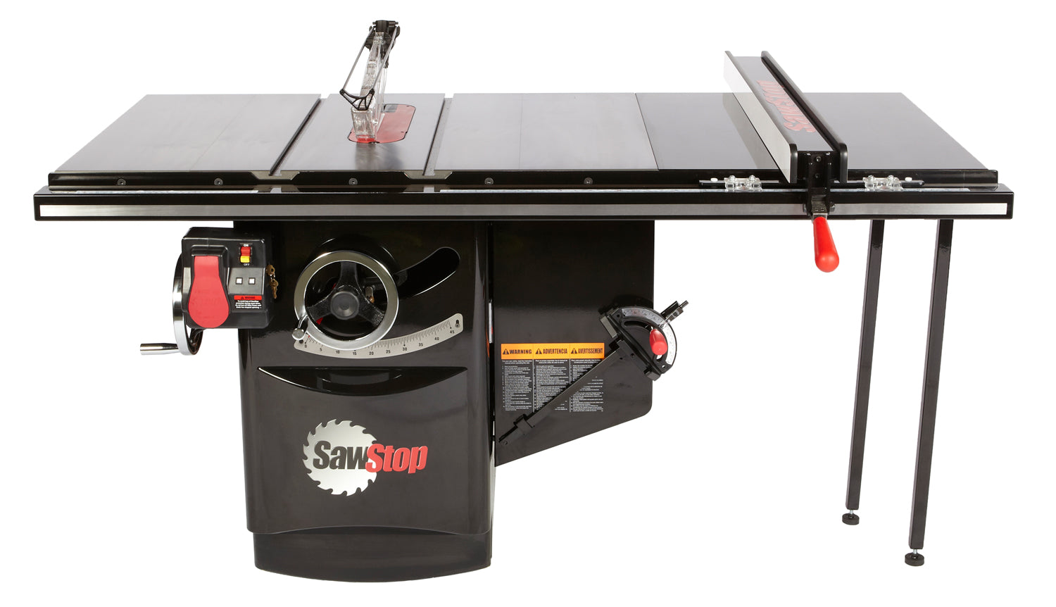 SawStop Industrial Cabinet Saw with 36" T-Glide Fence