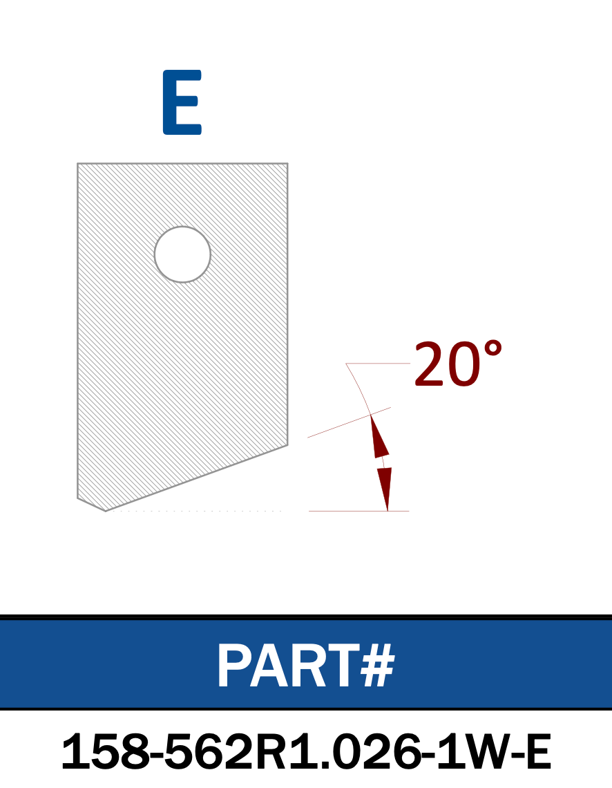 insert radius cutter knife