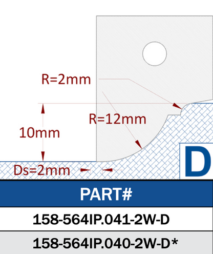 Inside Profile Insert Router Bit