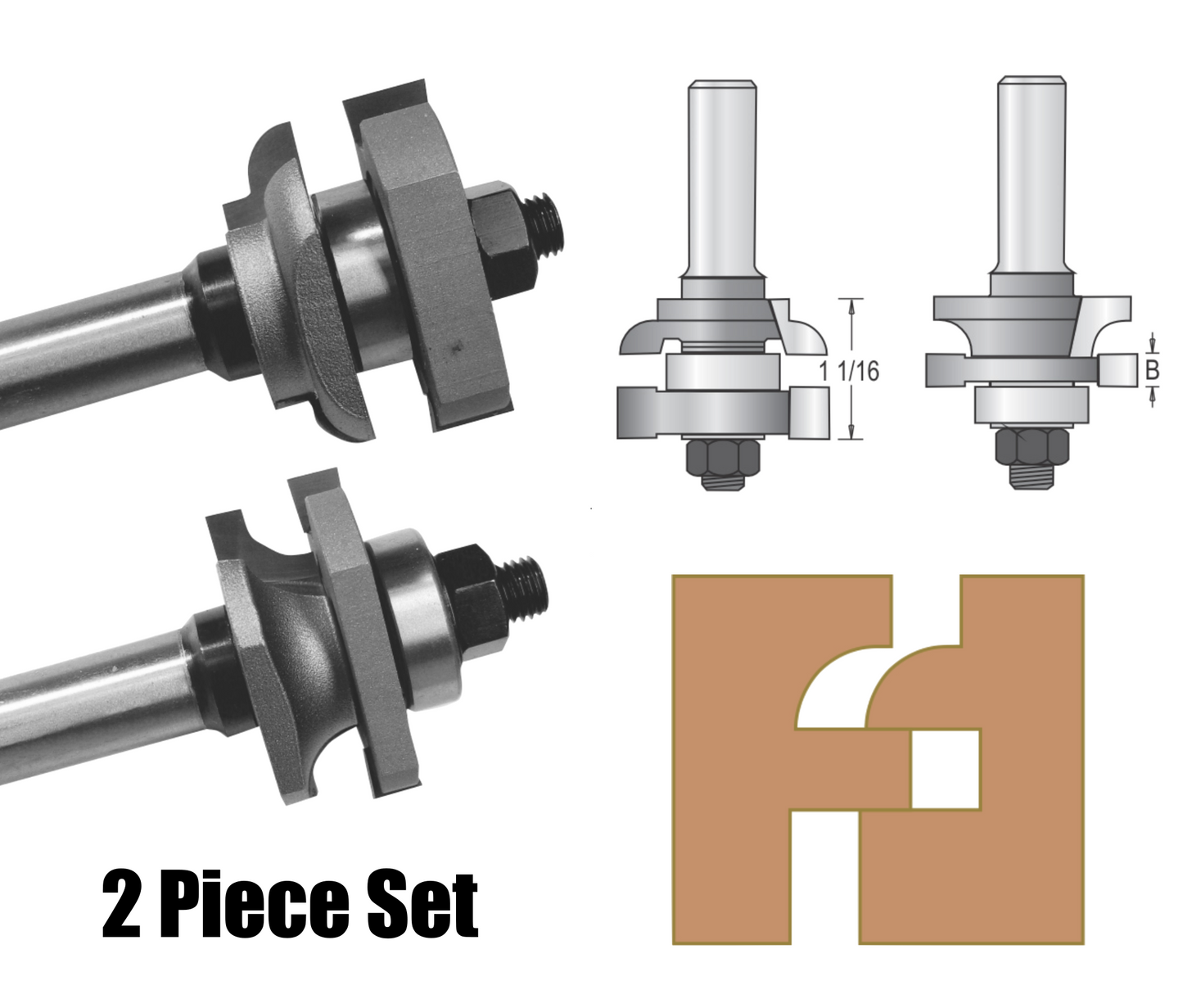 Rail & Stile Router Bit Sets