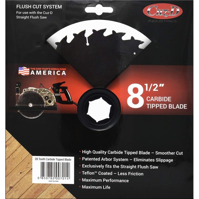 Cuz-D saw blade packaging